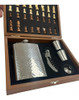 Ajedrez Madera Set Petaca +saca Corcho Vasos Embudo 24 X 24 1 Ajedrez Madera Set Petaca +saca Corcho Vasos Embudo 24 X 24 1