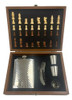 Ajedrez Madera Set Petaca +saca Corcho Vasos Embudo 24 X 24 2 Ajedrez Madera Set Petaca +saca Corcho Vasos Embudo 24 X 24 2