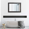 Head West Luxury Rustic Textured Framed Wall Mirror Con Bord 1
