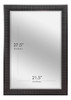 Head West Luxury Rustic Textured Framed Wall Mirror Con Bord 4