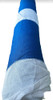 Media Sombra Azul Y Blanco Al 80% 4mts Ancho X 7 De Largo 4