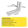 Ménsula Soporte Aire Acondicionado 40cm X 30cm Reforzada Par 1