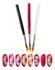Pincel  Degrade Difuminado Baby Boomer Uñas Decoracion X3 0