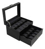 20 Caja De Reloj Reloj Visualización Organizador De Fibra De 0