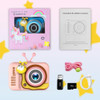 Cámara Digital Para Niños De 3 A 1, Rosa, 1080p, Con T 7