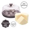 Kit Porta Bolo Queijo Manteiga Açúcar Jarra E 6 Copos Twist 2