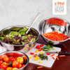 Set X3 Bowls Batidor Batir Acero Inox Reforzado Reposteria 5