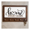 Suporte Para Chaves De Parede Criativo Decorativo Mdf Luxo 0