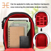 Mochila Lp Para Para Camara Dslr / Slr, Negra/36x28x14cm 3