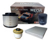 Kit De Filtros Wega Para Toyota Hilux 3.0 Td - 2.5 Td 0