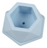 Molde De Silicona Maceta Hexagonal Facetada Chico 0