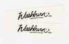 2 Calcos - Calcas - Decals  Washburn Model Para Restauración 0