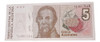 Tres Unidades Billetes 5 Australes Serie A Tirada Corta 0