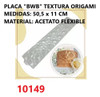 Placa Bwb - Textura Origami             (10149) 1