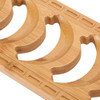Suporte Para Xícaras De Chá De Bambu Natural De 6 Grades, Dr 4