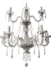 Lampara Araña De Vidrio 9 Luces Con Caireles ,oferta !!! 2