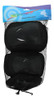 Set Proteccion Rodillera Codera Muñequera Ajustable Negro. 4