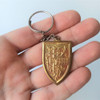 Llavero De Metal Con Medalla Con Forma De Escudo 0