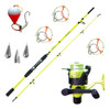 Combo Pesca Variada Rio. Caña 2.70 Mts + Reel 2 Rul + Lineas 0