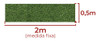 Tapete De Grama Sintética 1m² 2,00m X 0,50cm Interno Externo 4
