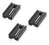 Pack X3 Zocalo Dip16 Ic Socket Dip 16 2x8 Arduino Nubbeo 0