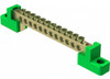 Kit C/ 9 Bloco De Distribuição 12 Furos (verde/terra) 80a 0