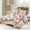 Yayiday Cotton Patchwork Bedspread Bedcolt Set Queen / Full 1