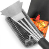 Cepillo Con Raspador De Acero Para Limpieza De Parrilla 3