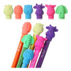Mr. Pen- Erasers, Cap Erasers, 60 Pack, Animal Eraser Caps, 0