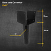 Base Columna Pergola 6x6 Viga Tirante Cemento Soporte Pie 2