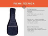Funda Ukelele Concierto Acolchada Parquer 1