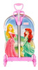 Mochila Escolar Rodinhas (mochilete) 3d Princesas Diplomata 2