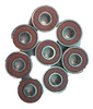 Rodamiento / Ruleman 608 2rs Rollers Patines Rojo Bordo X40 3