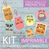 Kit Imprimible Dia Del Niño Tags Etiqueta Animales Feliz Día 1
