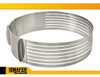 Aro Cortador De Bolo 7 Camadas Ajustável Aço Inox 15 - 20 Cm 2