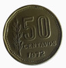 Moneda Argentina 1972 50 Centavos 1