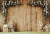 7 X 5 Pies Poliéster San Valentín Flor Fondo De Pared 4