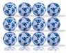 Paquete 12 Pelotas Golf Blue Butterfly Fullwrap Gran Idea Y 0