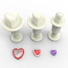 Cortante Eyector X 3 Corazón Love - Sprinkles 0