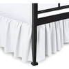 Faldón De Cama Con Volantes Y Esquina Dividida 100 % Microfi 0