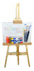 Kit Artistico Atril Pintura Pincel Acrilico Bastidor Mc Full 0