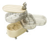 Caixa De Armazenamento H Powder Puff Rotativa Transparente M 0