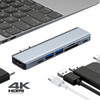 Hub Macbook Pro E Air Thunderbolt Hdmi 4k Adaptador Usb-c Pd 6
