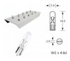 10 Lâmpadas Osram Base Vidro 12v 1,2w - Os2721 2