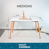 Mesa Comedor Cocina Eames Nordica Madera Rectangular 120x80 1