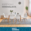 Mesa Comedor Cocina Eames Nordica Madera Rectangular 120x80 4