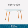 Mesa Comedor Cocina Eames Nordica Madera Rectangular 120x80 7