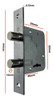 Kit Armado Puerta Reja Cerrojo 501+bisagra Pomela Universal 2