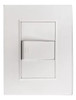 Plaqueta 1 Modulo + Interruptor Bipolar Duomo Blanco Mf Shop 0