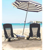 Songmics Silla De Playa Portátil, Con Respaldo 1